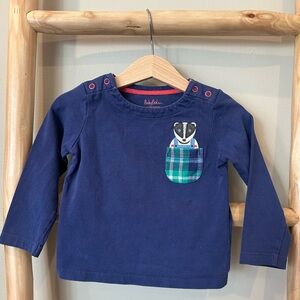 Baby Boden Navy Long Sleeve Tee